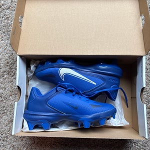 Blue Kid's 4.5Y (Big Kids / Youth) Nike Trout Low Top Molded Cleats (New)