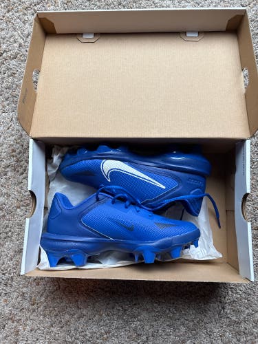 Blue Kid's 4.5Y (Big Kids / Youth) Nike Trout Low Top Molded Cleats (New)