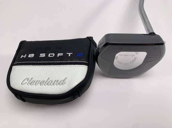 Cleveland HB Soft 2 Black Retreve Putter 34" Mens RH HC NEW