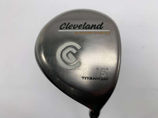 Cleveland Launcher Titanium 3 Fairway Wood 15* Aldila NV Green 65g Stiff Mens RH