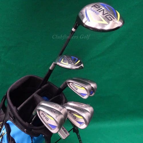 JUNIOR Ping Thrive 9-Piece Complete Golf Club Set w/ Stand Bag *READ*