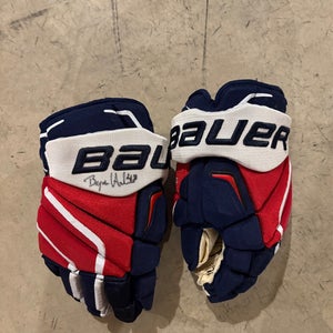 Authentic Washington Capitals Bauer Vapor APX2 Pro Gloves 14" Pro Stock (New)