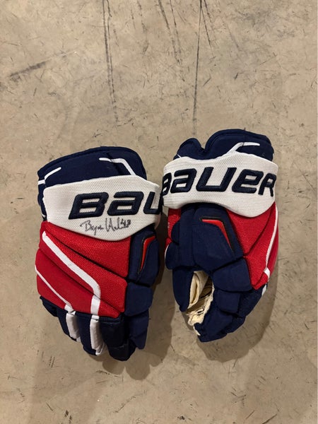 Authentic Washington Capitals Bauer Vapor APX2 Pro Gloves 14" Pro Stock (New)