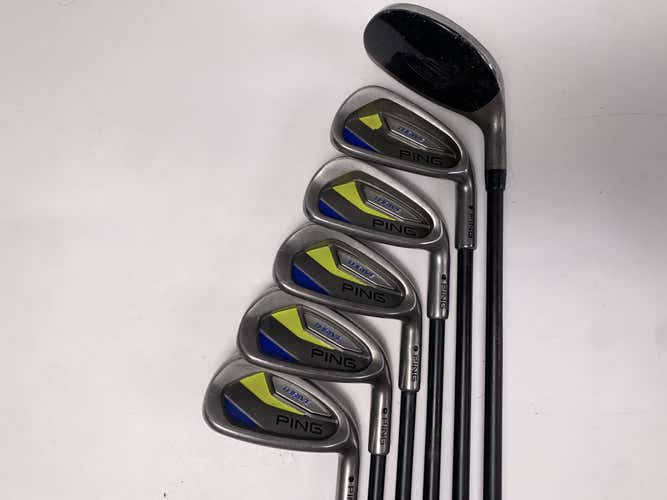 Ping Thrive Iron Set 5HYB+6-PW Black Dot Thrive Youth Graphite Junior RH