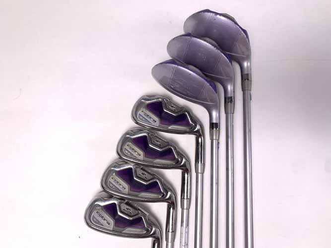 Cobra Baffler XL Womens Iron Set 4H-6H 7-PW 50g Ladies Graphite Womens RH