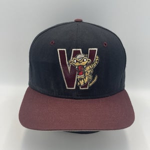Vintage Wisconsin Timber Rattlers New Era Snapback Hat Cap Made in USA MiLB 90s