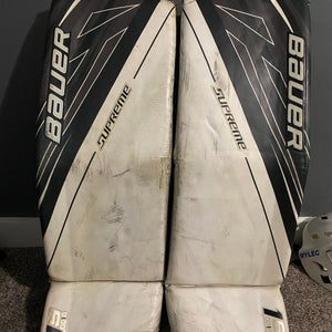 Medium Bauer Supreme 1S OD1N Goalie Leg Pads (Used)