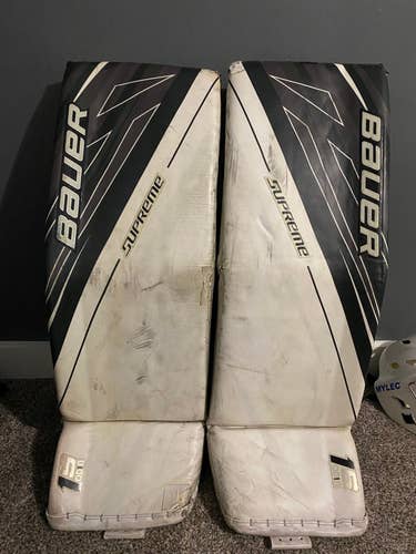 Medium Bauer Supreme 1S OD1N Goalie Leg Pads (Used)