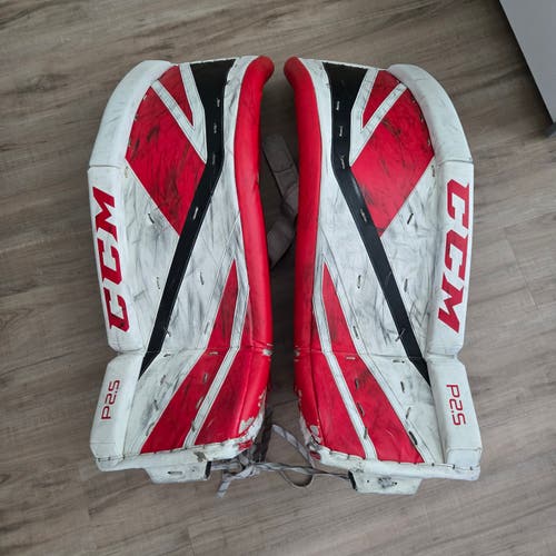 34" CCM Premier P2.5 Goalie Leg Pads (Used)