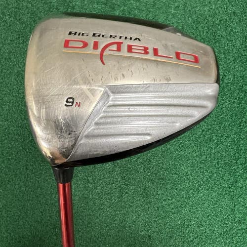 Callaway Big Bertha Diablo 9N Driver Left Handed Regular Flex Graphite Shaft