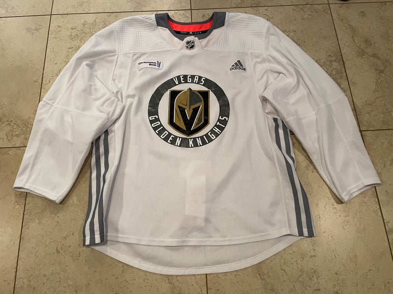 Pro Stock NHL Adidas Practice Hockey Jersey Made in Canada 54 VGK Vegas