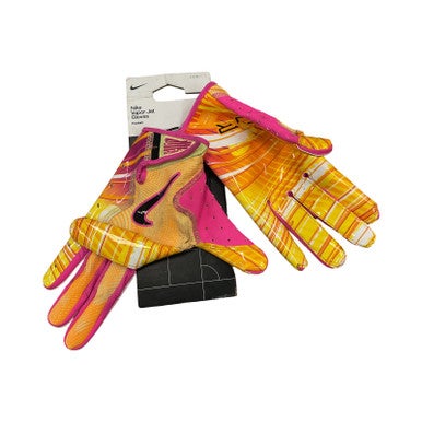 Used Nike VAPOR JET FB Gloves Pink LG 11859-S000024499