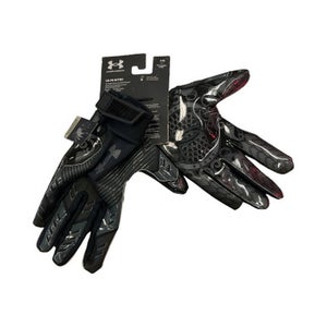 Used Under Armour RECEIVER GLOVES FB Gloves Black LG 11859-S000024498