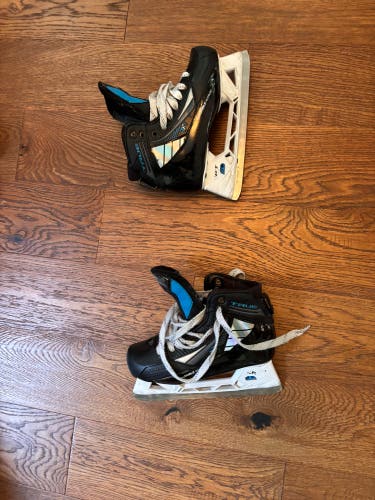 True TF7 Hockey Goalie Skates Regular Width Size 4.5 (Used)