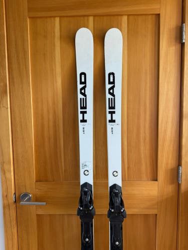 2022 WOMENS FIS HEAD World Cup Rebels i.GS RD 188 cm Racing Skis With Bindings Max Din 16 (Used)