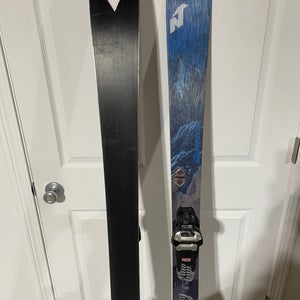 Men's 2018 Nordica Navigator 85 Skis With Bindings,179cm, Leki poles.