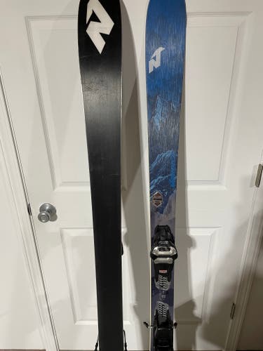 Men's 2018 Nordica Navigator 85 Skis With Bindings,179cm, Leki poles.