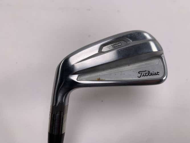 Titleist T100 2021 Single 7 Iron Fitter Project X IO 6.0 110g Stiff Mens LH