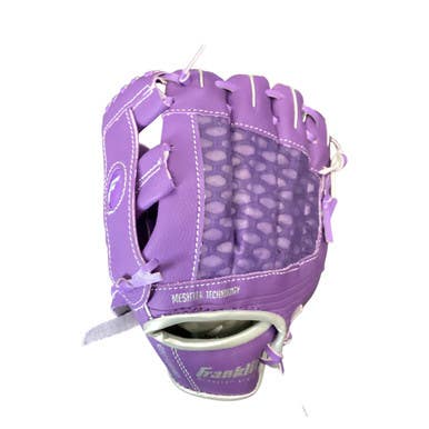 Used Franklin MESH TEK 9.5 LHT BB/SB Glove LH Throw Purple 9 1/2" 11479-S000401790