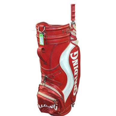 Used Spalding STAFF Mens Cart Bag Red 11479-S000401767