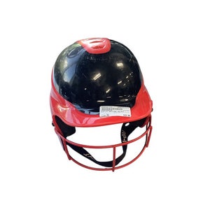 Used RIP-IT BATTING HELMET Batting Helmet w/Mask Red MD 11479-S000401759