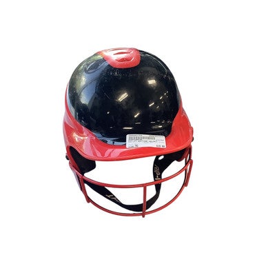 Used RIP-IT BATTING HELMET Batting Helmet w/Mask Red MD 11479-S000401759