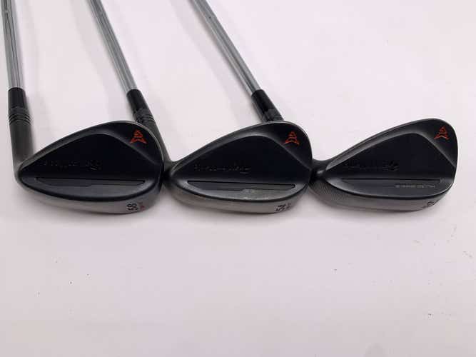 TaylorMade Milled Grind 2 Black Wedge Set 50* 9 | 54* | 58* 11 DG X100 Wedge RH