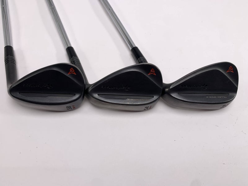 TaylorMade Milled Grind 2 Black Wedge Set 50* 9 | 54* | 58* 11 DG X100 Wedge RH