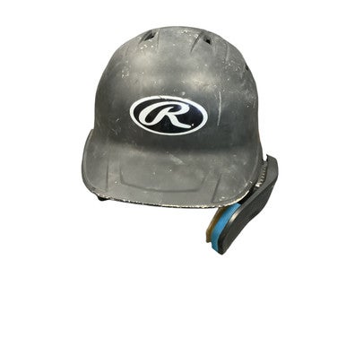Used Rawlings MACH JR REV Batting Helmet No Mask Black S/M 11479-S000401740
