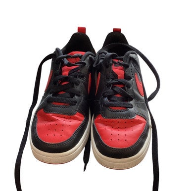 Used Nike COURT BOROUGH LOW 2 Basketball Shoes M Red And Black Junior 04.5 11479-S000401732