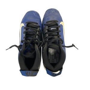 Used Nike FORCE TROUT 5 PRO KEYSTONE BB/SB Cleats Black And Royal Blue Junior 02.5 11479-S000401716