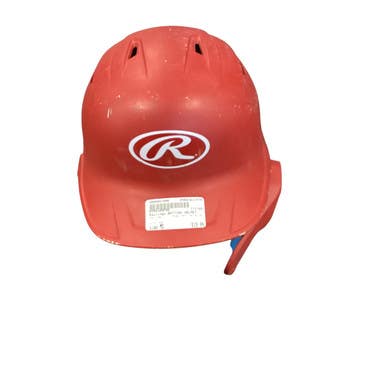 Used Rawlings BATTING HELMET Batting Helmet No Mask Red MD 11479-S000401690