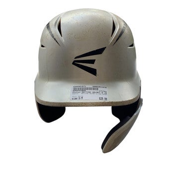 Used Easton BATTING HELMET W JAW GAURD Batting Helmet w/Mask White S/M 11479-S000401671