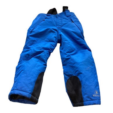 Used Snow Bibs Y Royal Blue XS 11479-S000401609