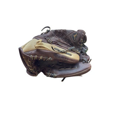 Used Mizuno POWER CLOSE BB/SB Glove RH Throw Brown 10" 11479-S000401596