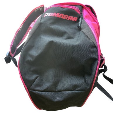 Used Demarini BAT BACKPACK BB/SB Player Carry Bag Black 11479-S000401888