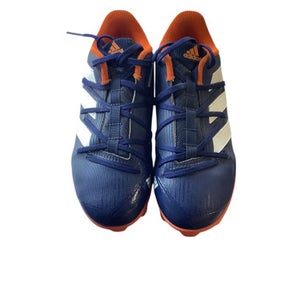 Used Adidas BASEBALL CLEAT BB/SB Cleats Navy Blue Junior 04 11479-S000401876