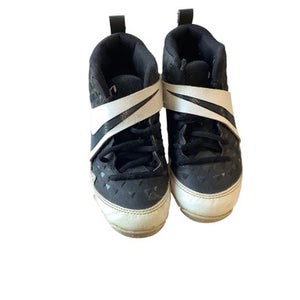 Used Nike TROUT MID 2 BB/SB Cleats Black Junior 02 11479-S000401870