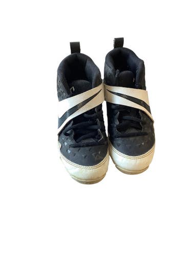 Used Nike TROUT MID 2 BB/SB Cleats Black Junior 02 11479-S000401870