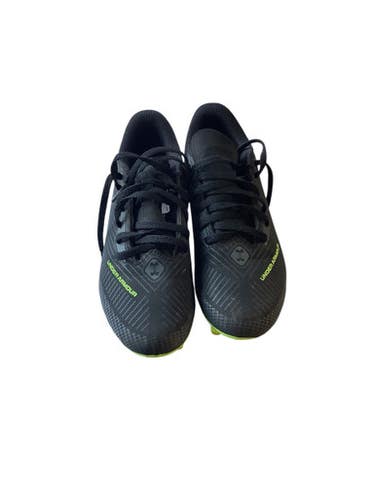 Used Under Armour Soccer Cleats Black Junior 04.5 11479-S000401873