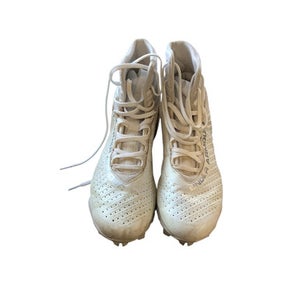 Used Under Armour Adult FB Cleats White Senior 9 11479-S000401866