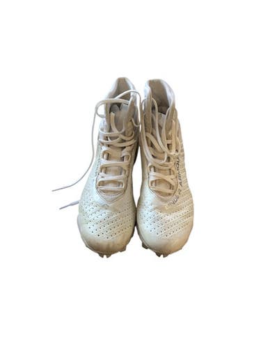 Used Under Armour Adult FB Cleats White Senior 9 11479-S000401866