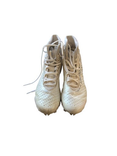 Used Under Armour Adult FB Cleats White Senior 9 11479-S000401866