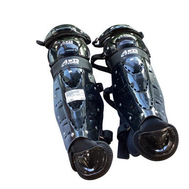 Used AD STARR SHIN GUARDS Catchers Leg Guards Black Adult 11479-S000401840