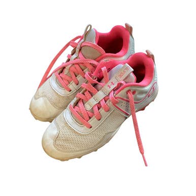 Used Under Armour GLYDE BB/SB Cleats White Junior 02 11479-S000401835