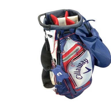 Used Callaway HL5 Mens Stand Bag Navy Blue 11479-S000401823