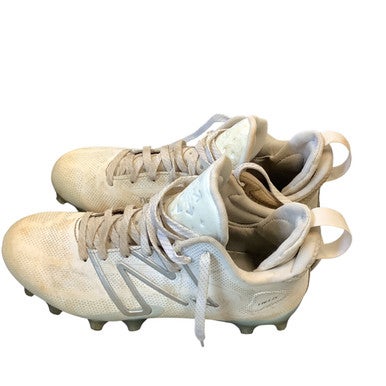 Used New Balance LAX Cleats Mens White Senior 9 11479-S000401811