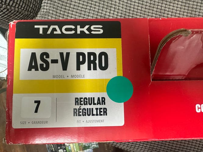CCM AS-V Pro Hockey Skates Regular Width 7 (New)