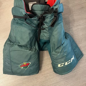 CCM HP45X Pants Large Green - Minnesota Wilds Pro Stock (Used)