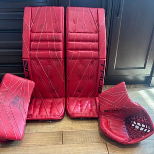 Pro Stock 34+1 True Catalyst PX5 Pro Goalie Pads & Gloves Set Andersen
